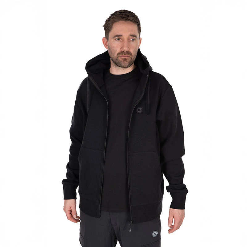 Matrix Black Stealth Zip Hoodies